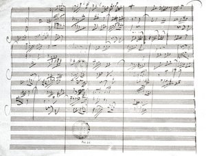 Score for the 3rd Movement of the 5th Symphony